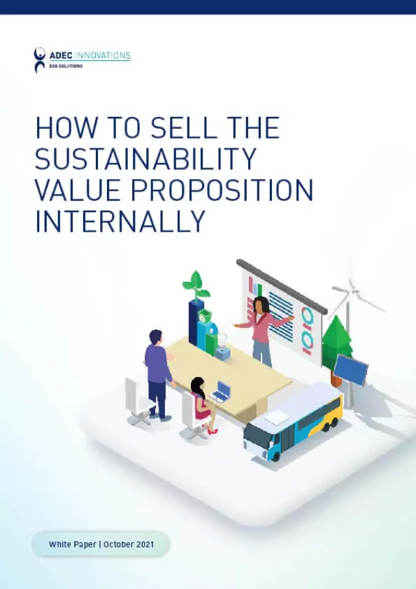 How To Sell The Sustainability Value Proposition Internally banner