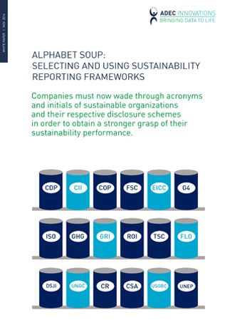 Alphabet Soup: Selecting and Using Sustainability Reporting Frameworks banner