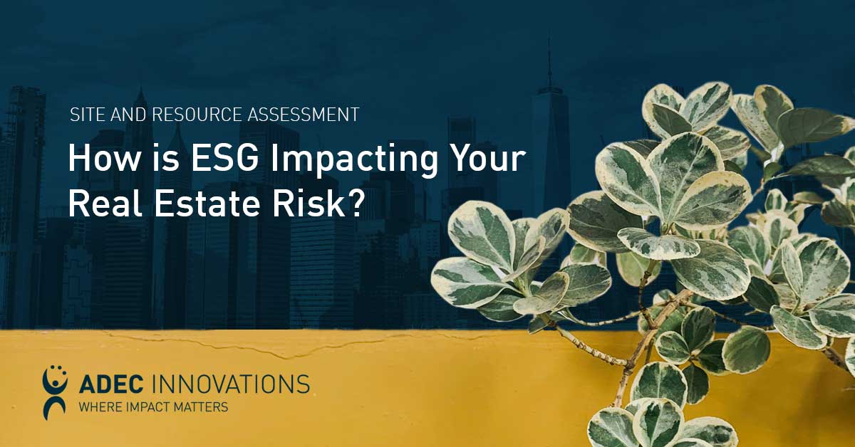 How is ESG Impacting Your Real Estate Risk? banner